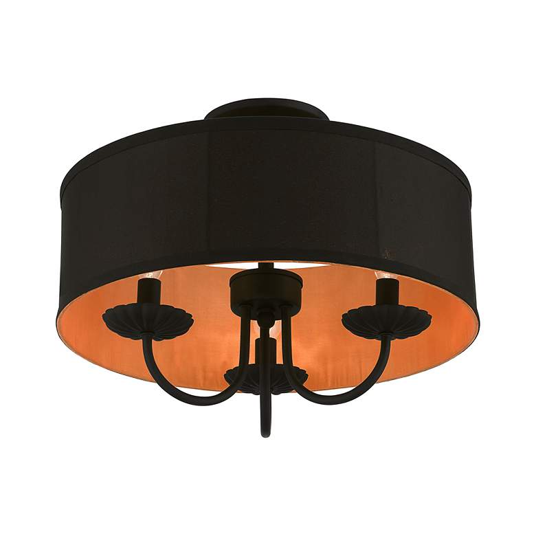 Image 5 3 Light Black Semi-Flush Mount more views