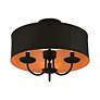5_3 Light Black Semi-Flush Mount more views