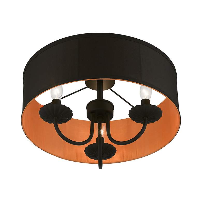 Image 7 3 Light Black Semi-Flush Mount more views