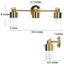 2_3-Light Brass Gold Bathroom Vanity Light more views