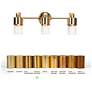4_3-Light Brass Gold Bathroom Vanity Light more views