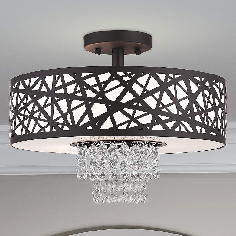 Image 1 3 Light Bronze Ceiling Mount