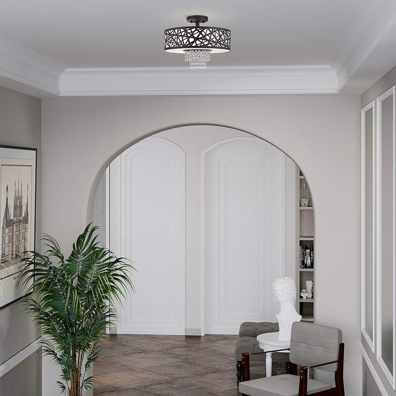 Image 6 3 Light Bronze Ceiling Mount more views