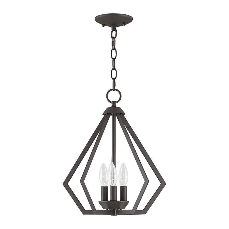 Image 4 3 Light Bronze Convertible Chandelier more views