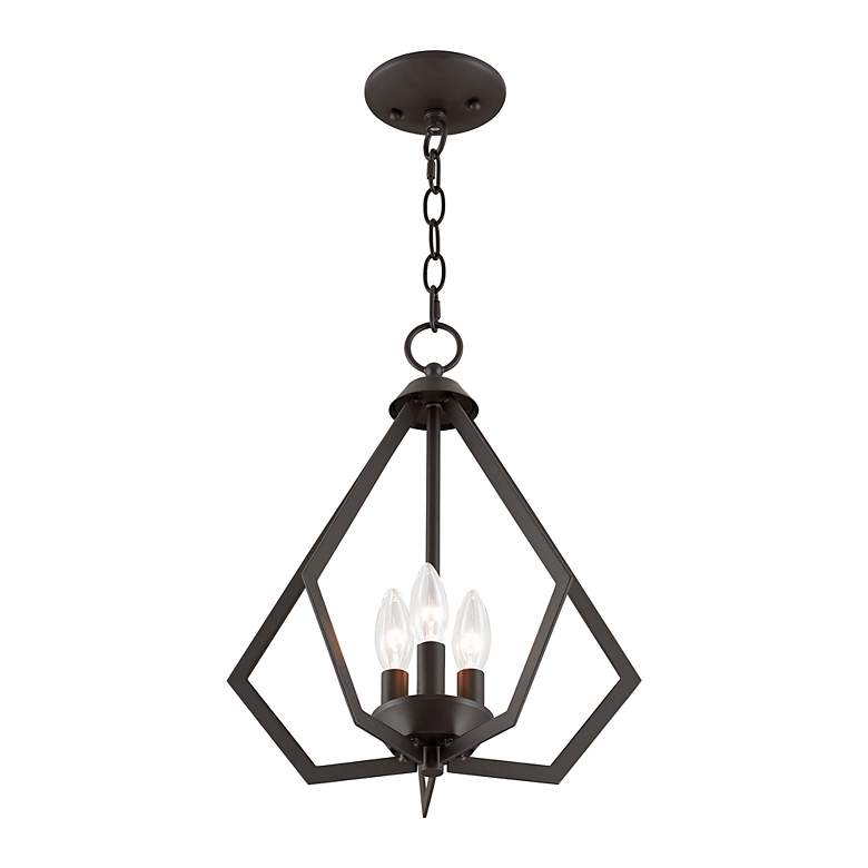 Image 5 3 Light Bronze Convertible Chandelier more views