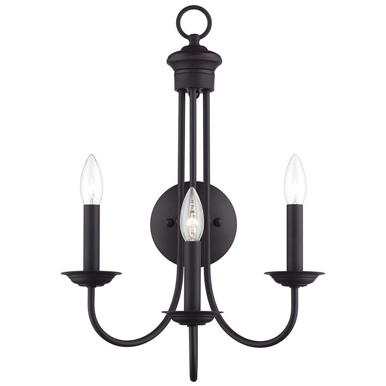 Image 1 3 Light Bronze Extra Large Wall Sconce