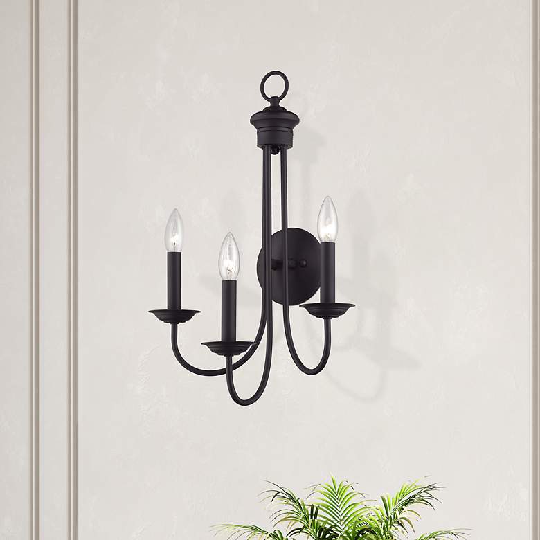 Image 1 3 Light Bronze Extra Large Wall Sconce
