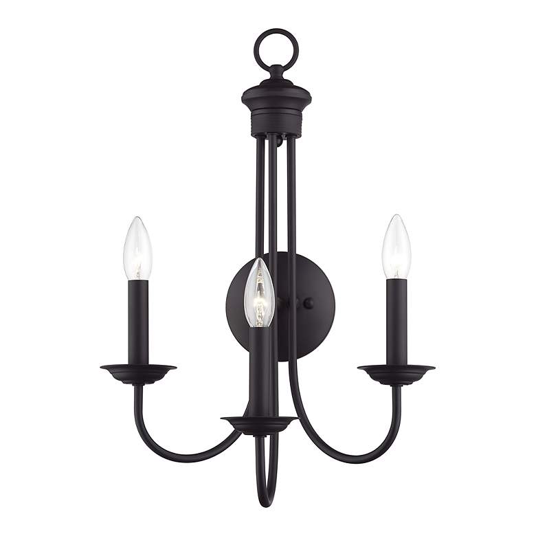 Image 4 3 Light Bronze Extra Large Wall Sconce more views