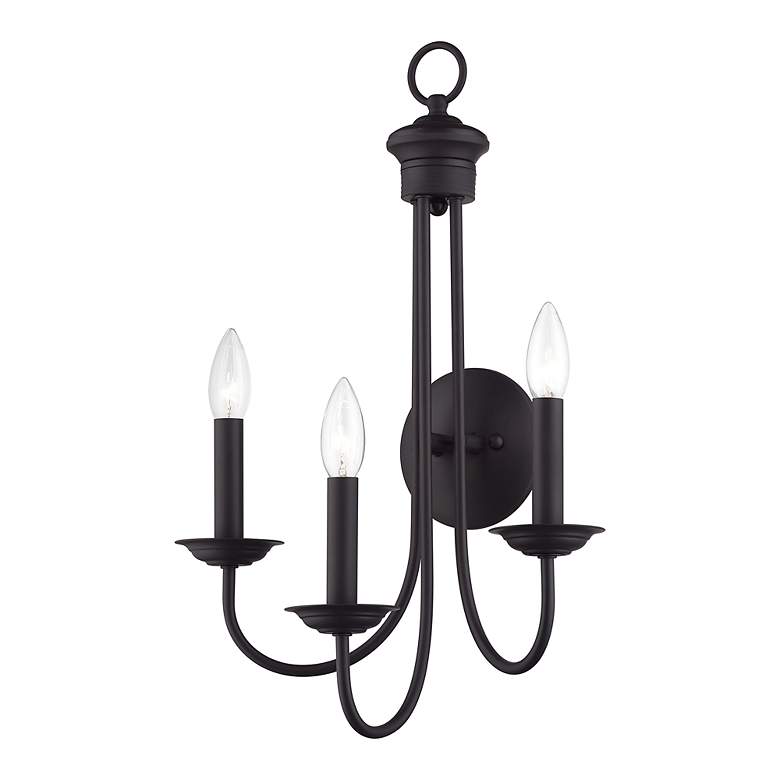 Image 5 3 Light Bronze Extra Large Wall Sconce more views