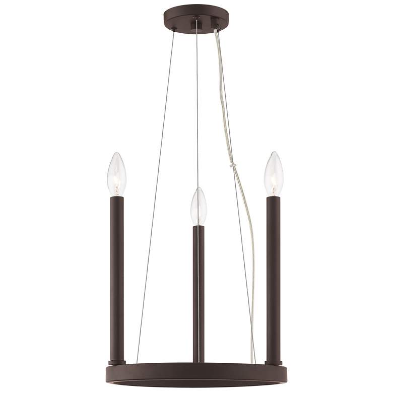Image 1 3 Light Bronze Mini Chandelier
