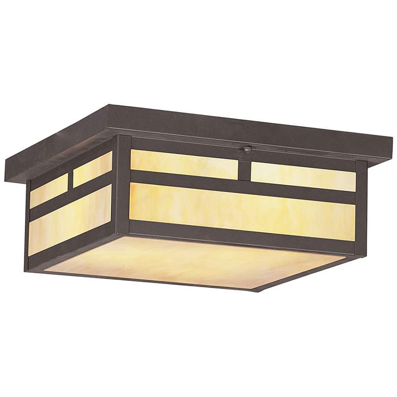 Image 3 3 Light Bronze Outdoor Ceiling Mount