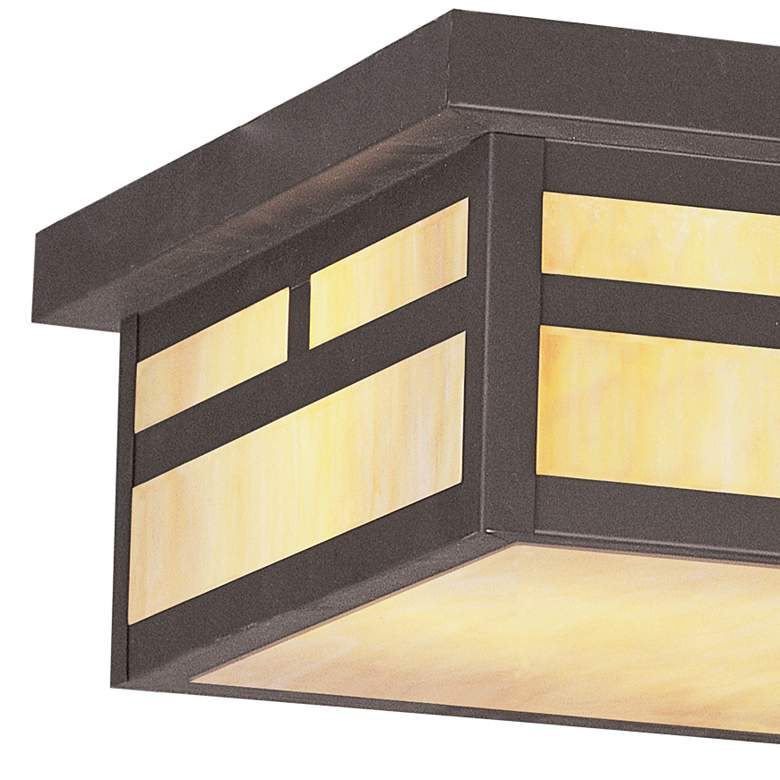 Image 4 3 Light Bronze Outdoor Ceiling Mount more views