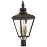 2_3 Light Bronze Outdoor Large Post Top Lantern