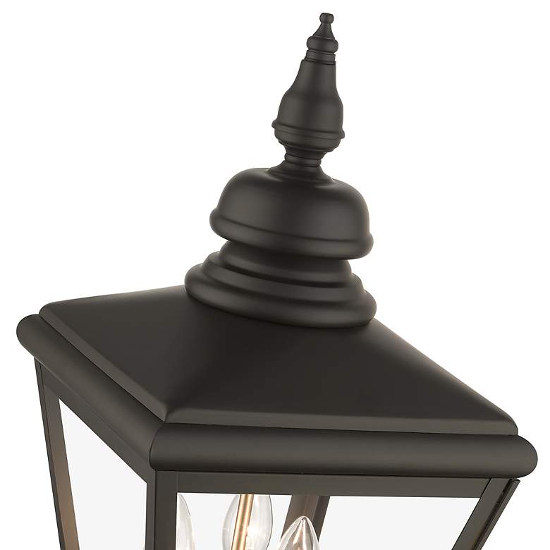Image 7 3 Light Bronze Outdoor Large Post Top Lantern more views