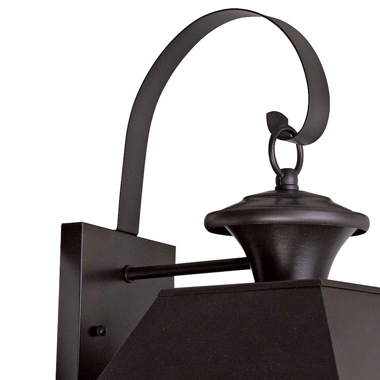 Image 4 3 Light Bronze Outdoor Wall Lantern more views