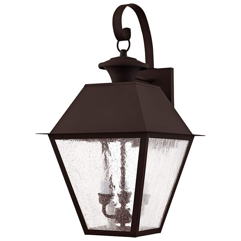 Image 5 3 Light Bronze Outdoor Wall Lantern more views