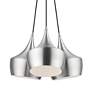 6_3 Light Brushed Aluminum Cluster Pendant more views