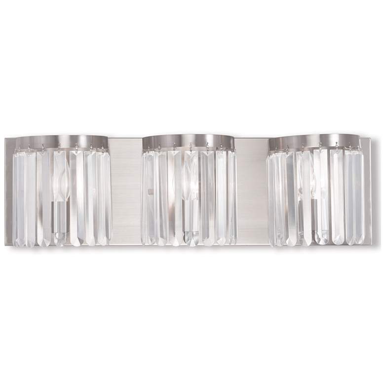 Image 1 3 Light Brushed Nickel ADA Bath Vanity