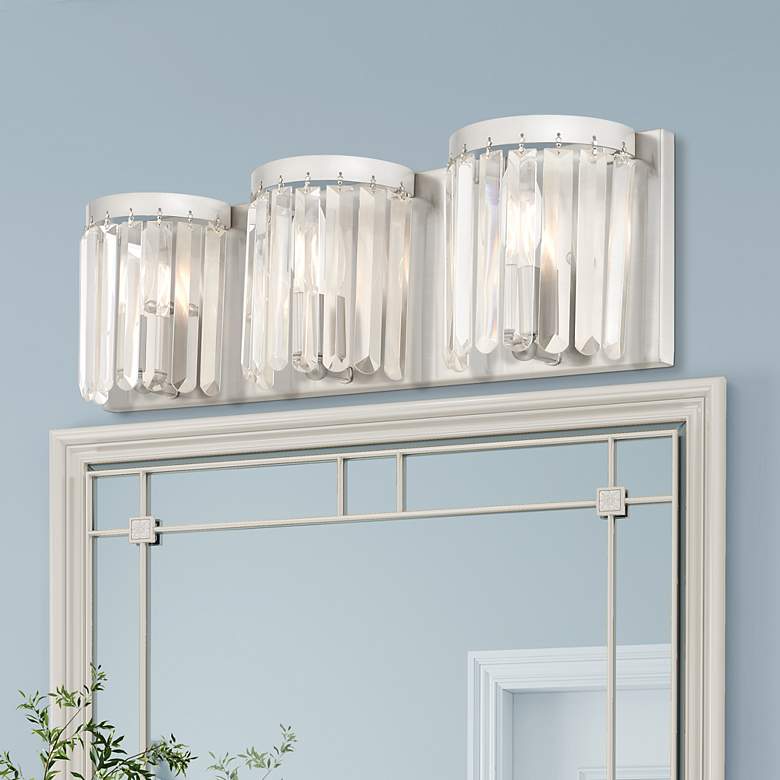 Image 1 3 Light Brushed Nickel ADA Bath Vanity