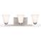 3 Light Brushed Nickel Bath Vanity