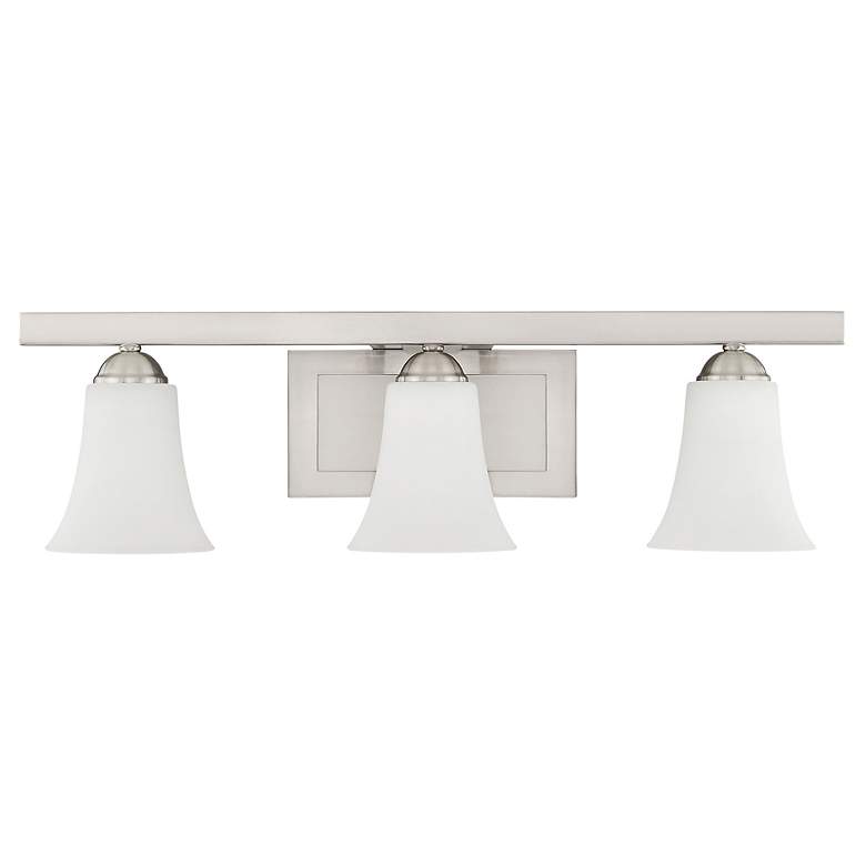 Image 4 3 Light Brushed Nickel Bath Vanity more views