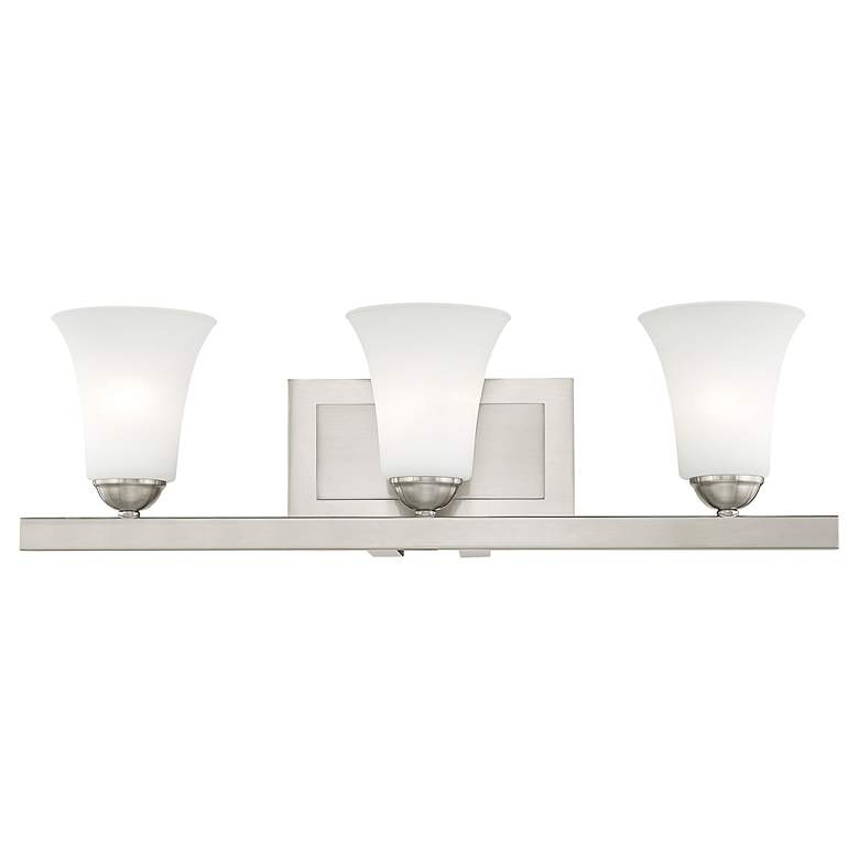 Image 6 3 Light Brushed Nickel Bath Vanity more views