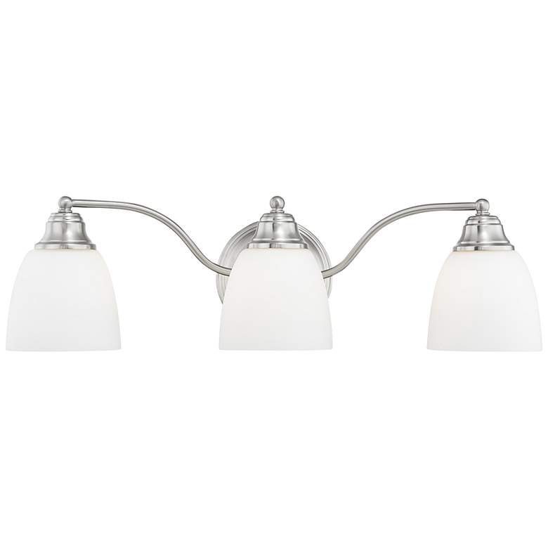 Image 3 3 Light Brushed Nickel Bath Vanity