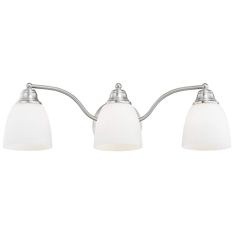 Image 6 3 Light Brushed Nickel Bath Vanity more views