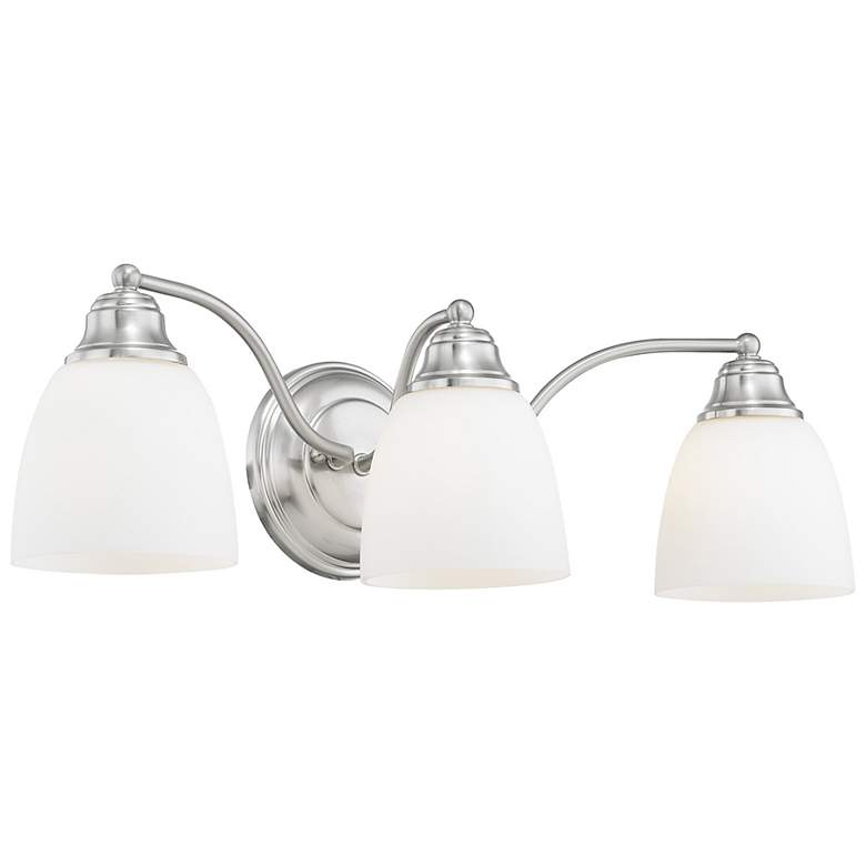 Image 7 3 Light Brushed Nickel Bath Vanity more views