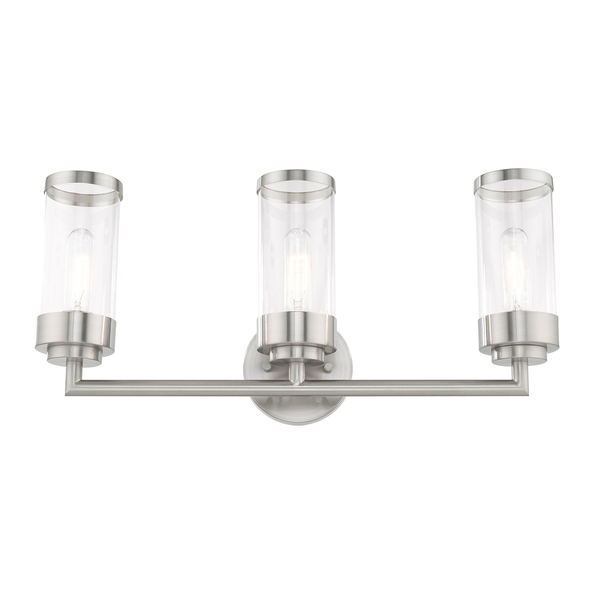 Image 5 3 Light Brushed Nickel Bath Vanity more views