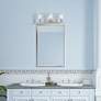 3 Light Brushed Nickel Bath Vanity