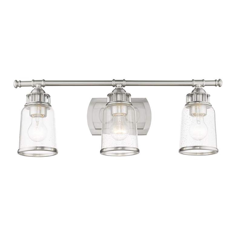 Image 7 3 Light Brushed Nickel Bath Vanity more views