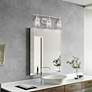 3 Light Brushed Nickel Bath Vanity