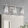 3 Light Brushed Nickel Bath Vanity