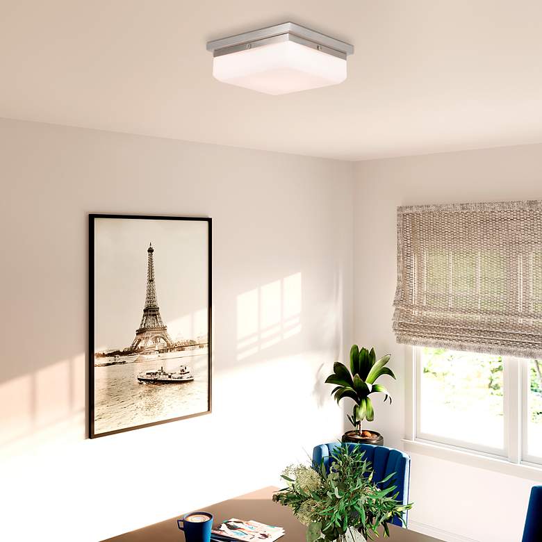Image 3 3 Light Brushed Nickel Ceiling Mount more views