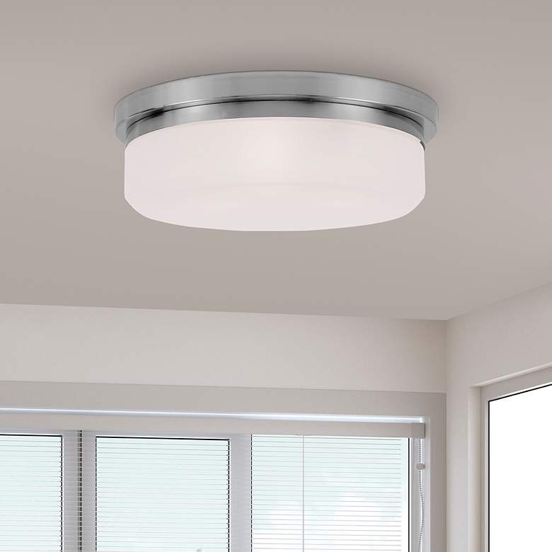 Image 1 3 Light Brushed Nickel Ceiling Mount