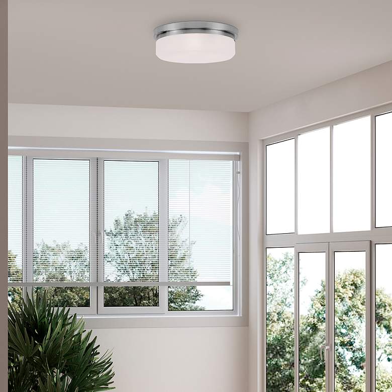 Image 3 3 Light Brushed Nickel Ceiling Mount more views