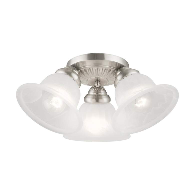 Image 4 3 Light Brushed Nickel Ceiling Mount more views