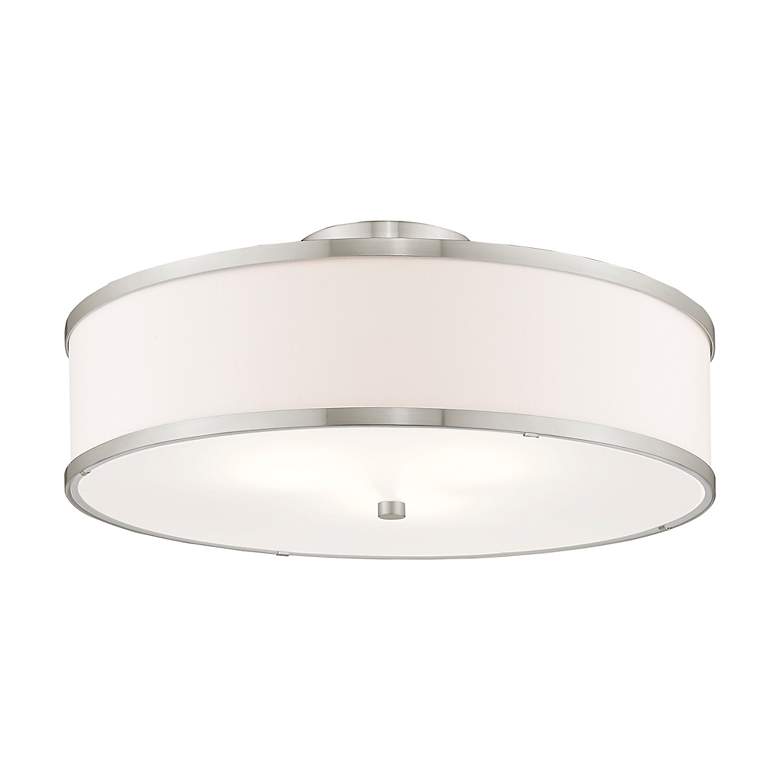Image 6 3 Light Brushed Nickel Ceiling Mount more views