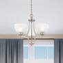 Thumbnail1 of 3 Light Brushed Nickel Chandelier
