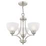 Thumbnail4 of 3 Light Brushed Nickel Chandelier more views