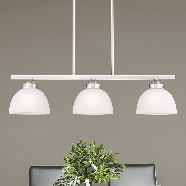 Image 1 3 Light Brushed Nickel Island