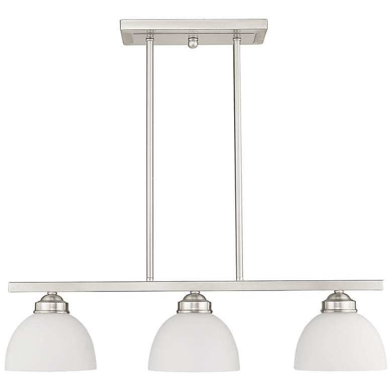Image 3 3 Light Brushed Nickel Island more views