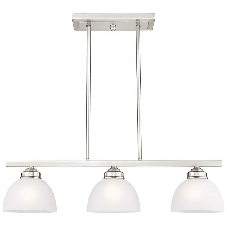 Image 4 3 Light Brushed Nickel Island more views