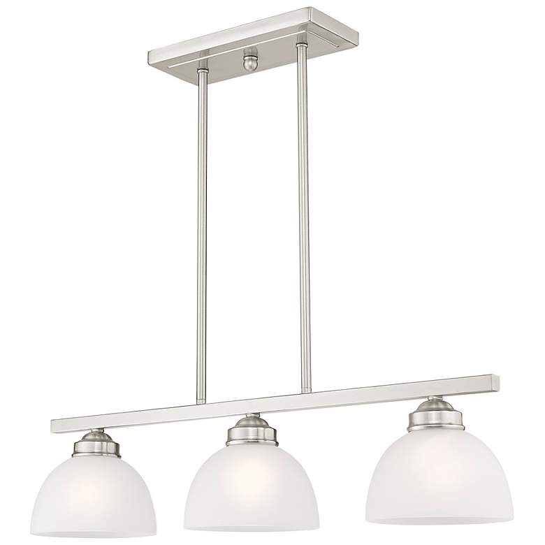 Image 5 3 Light Brushed Nickel Island more views