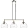 2_3 Light Brushed Nickel Linear Chandelier