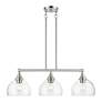 4_3 Light Brushed Nickel Linear Chandelier more views
