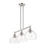 7_3 Light Brushed Nickel Linear Chandelier more views