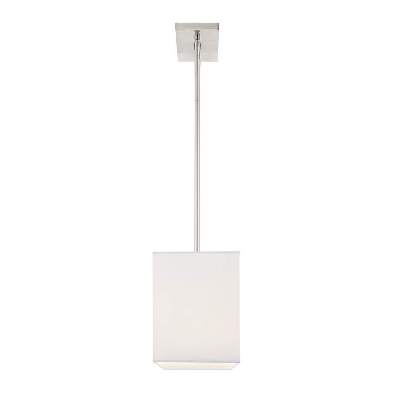 Image 5 3 Light Brushed Nickel Linear Chandelier more views