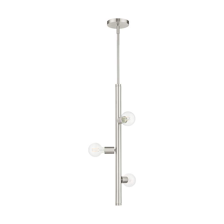 Image 3 3 Light Brushed Nickel Pendant more views